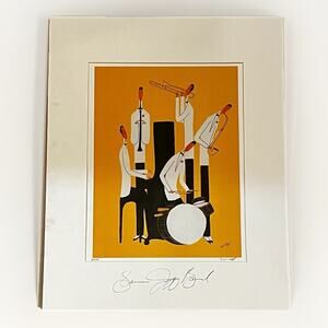 John Swindell Print - Signed and Numbered “Summer Jazz Band” - 20” x 16”